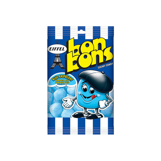 EIFFEL Bon Bons Blue Raspberry Chewy Candy 113g