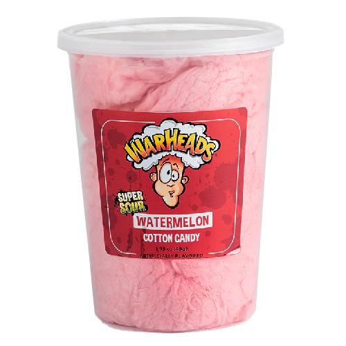 WARHEADS Sour Watermelon Cotton Candy 49g