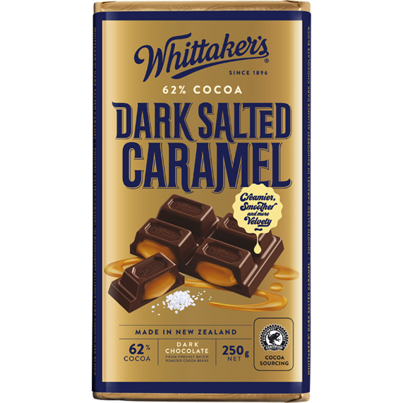 WHITTAKER'S Dark Salted Caramel 250g