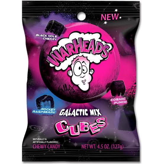 WARHEADS Glactic Mix Cubes 127g