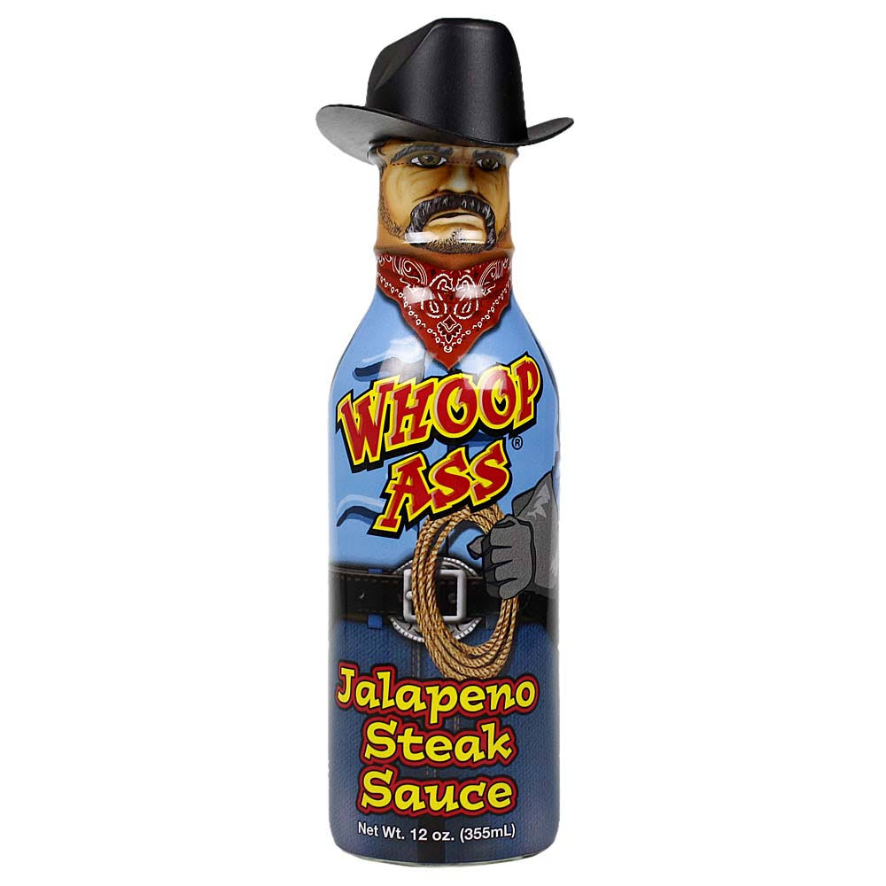 WHOOP ASS JALAPENO STEAK SAUCE 355ML