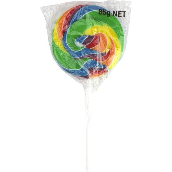 CANDY SHOWCASE Rainbow Swirl Pop 85g