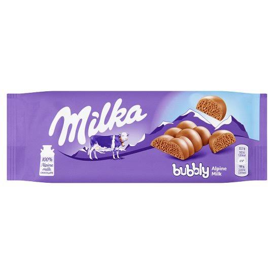 MILKA Bubbly Alpine Milk 90g