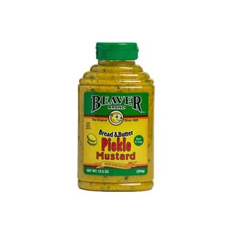 BEAVER Bread & Butter Pickle Mustard 354g