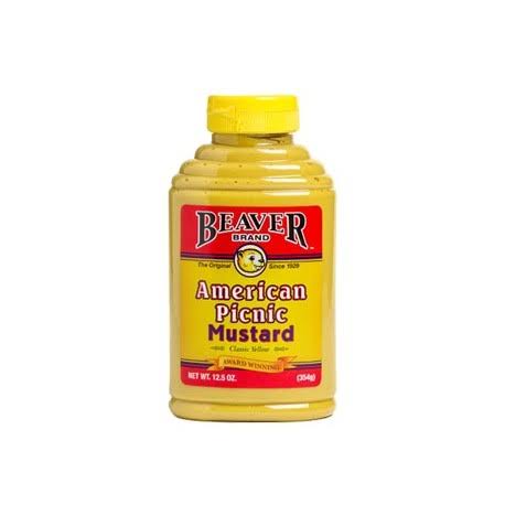 BEAVER American Picnic Mustard 354g