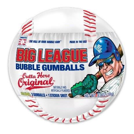 BIG LEAGUE CHEW Bubble Gumballs 18g