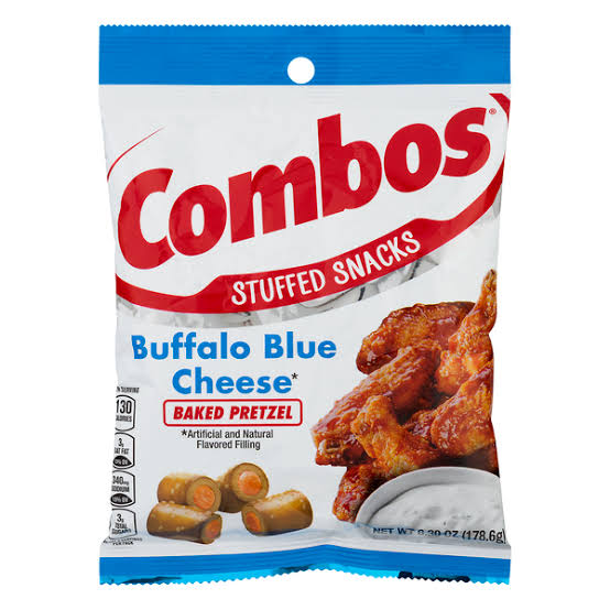 COMBOS Stuffed Snack Buffalo Blue Cheese Baked Pretzel 178.6g