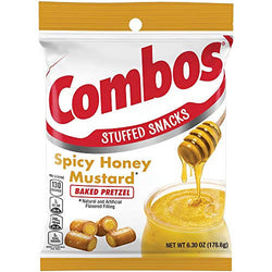 COMBOS Stuffed Snack Spicy Honey Mustard Baked Pretzel 178.6g