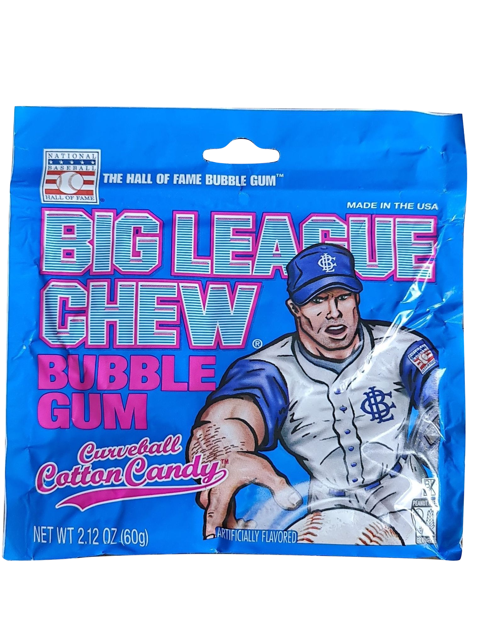 BIG LEAGUE CHEW Bubble Gum Cotton Candy 60g