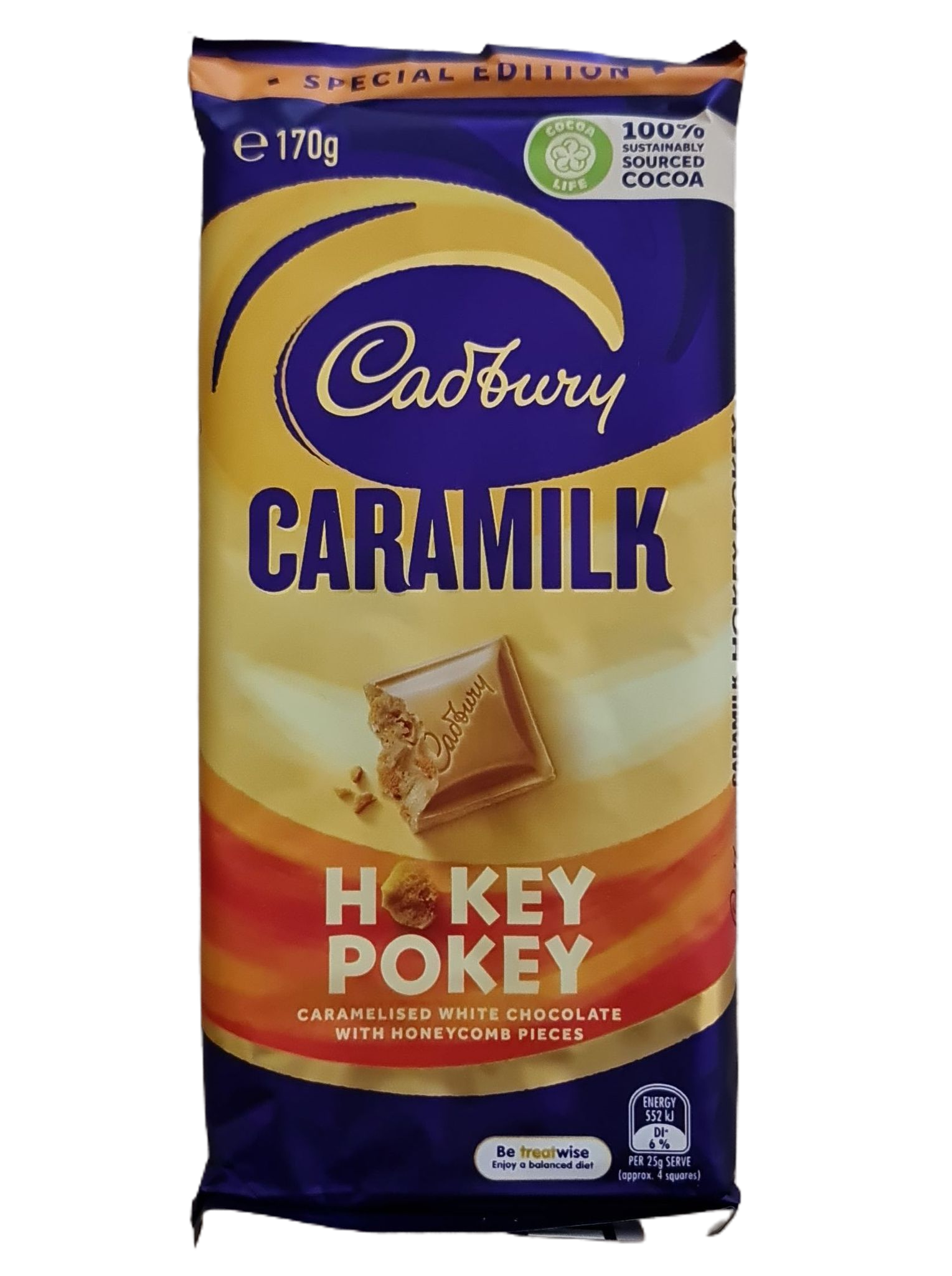 Cadbury caramilk hokey pokey block 170g