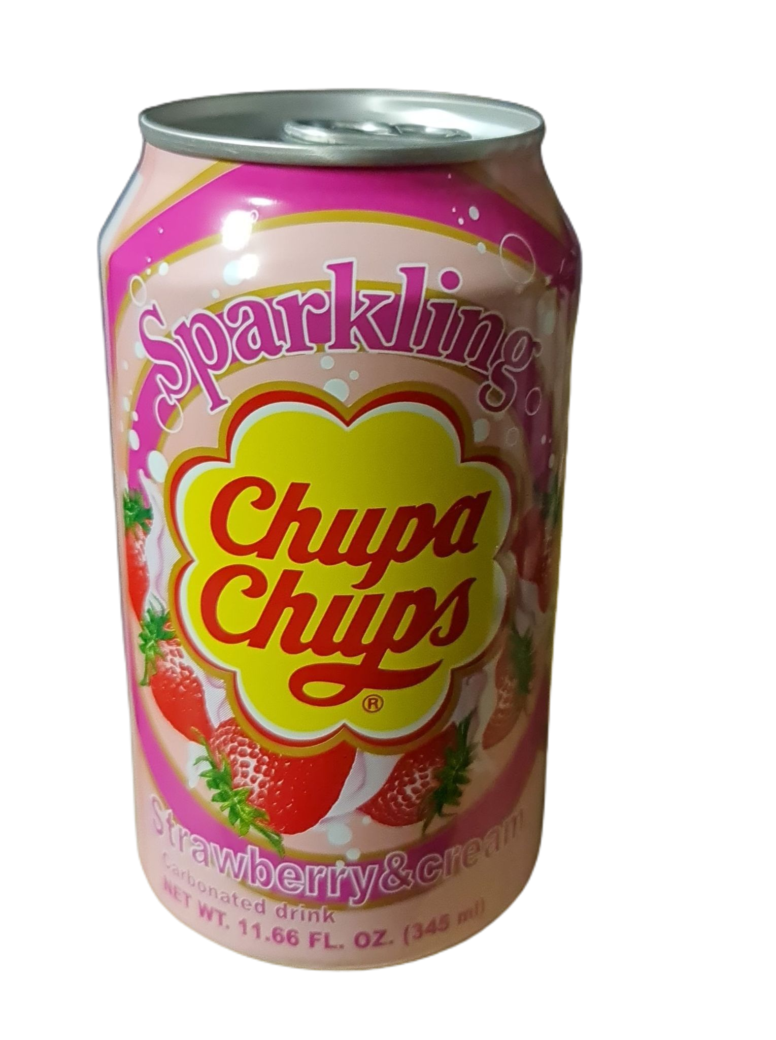 CHUPA CHUPS Sparkling Strawberry & Cream 345ml