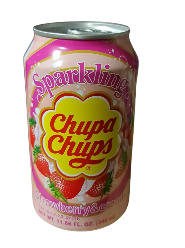 CHUPA CHUPS Sparkling Strawberry & Cream 345ml