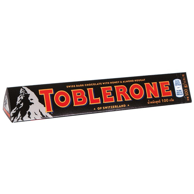 TOBLERONE Swiss Dark Chocolate with Honey & Almond Nougat 360g