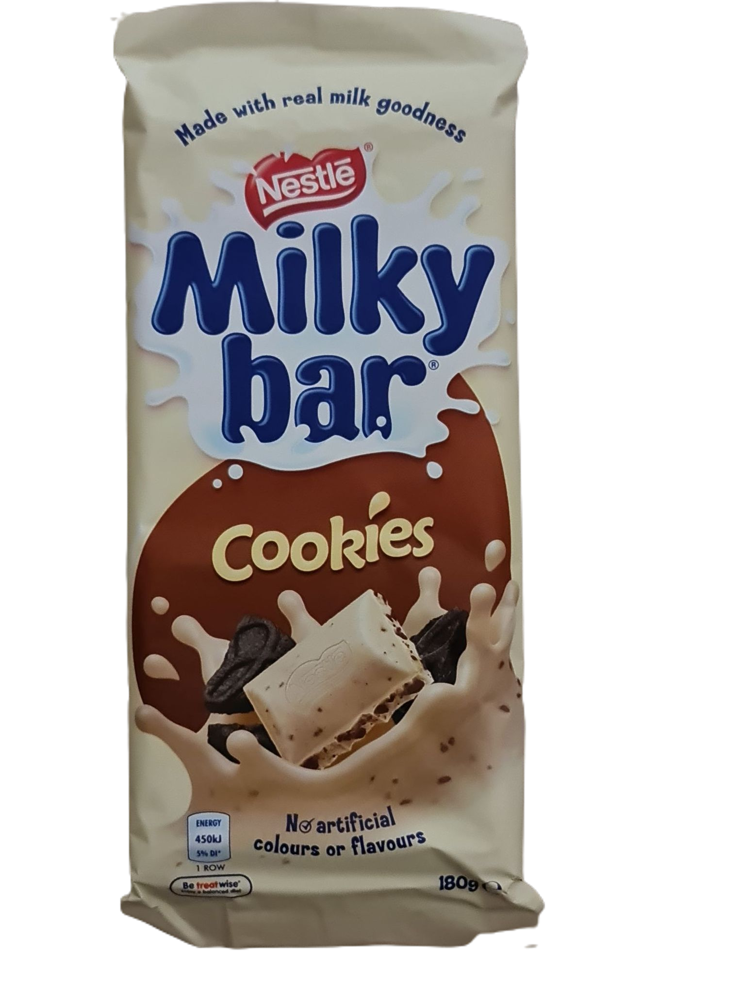 Nestle milky bar cookies block 180g