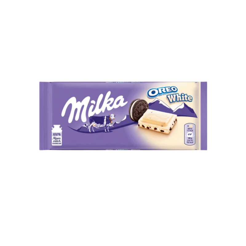 MILKA OREO WHITE CHOCOLATE 100G