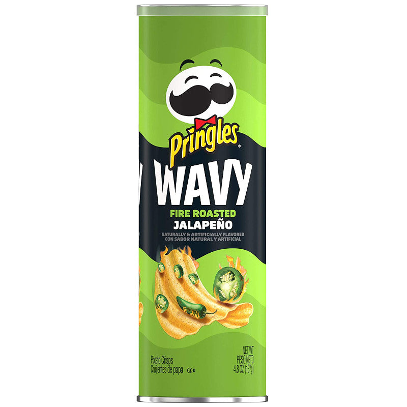 Pringles wavy fire roasted jalapeno 130g