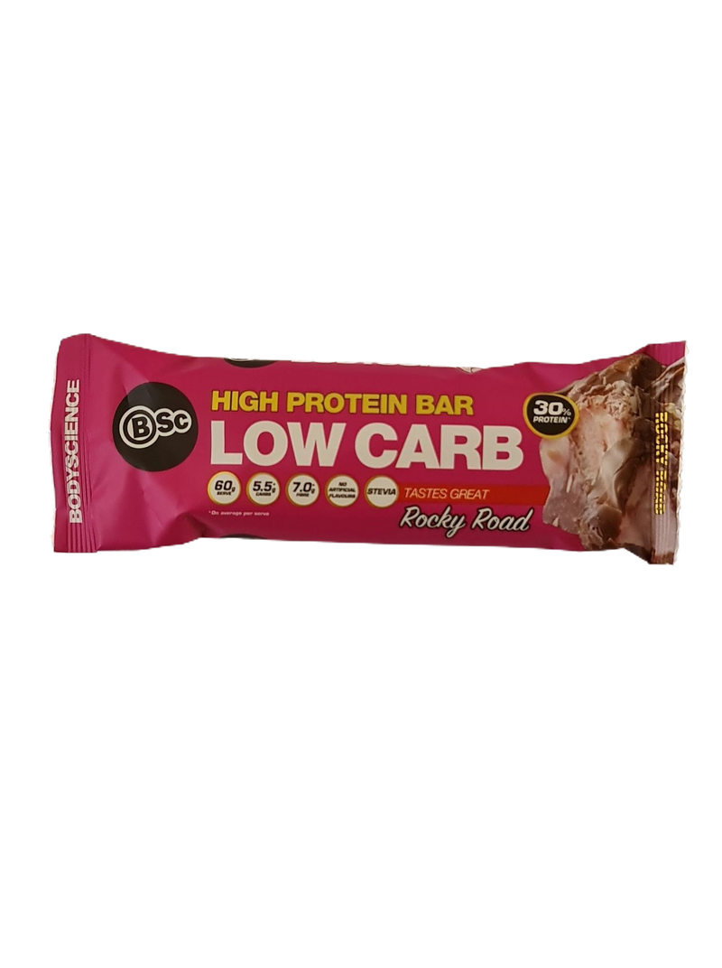 Bsc high protein bar low carb rocky road 60g