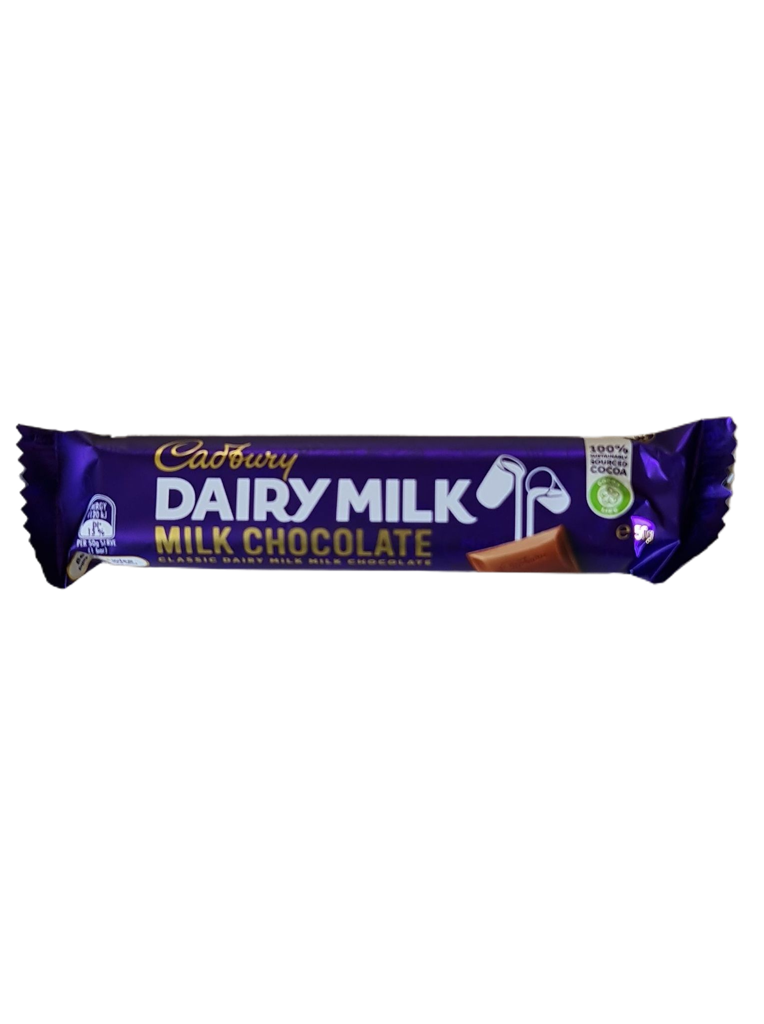 CADBURY Dairy Milk Chocolate Bar 50g