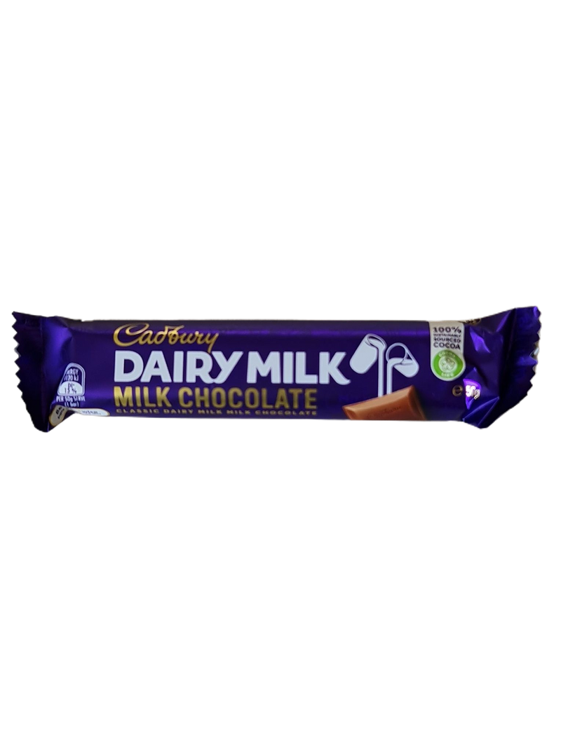 CADBURY Dairy Milk Chocolate Bar 50g