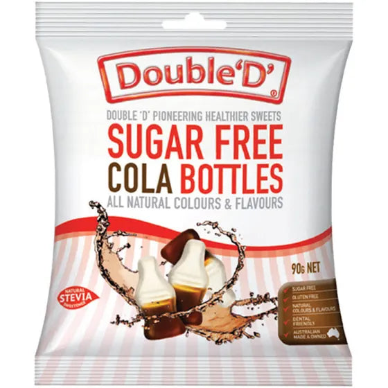 DOUBLE D Sugar Free Cola Bottles 90g