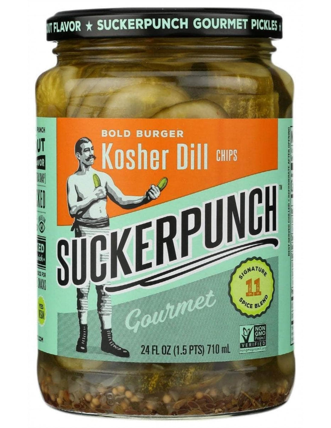 SUCKERPUNCH Kosher Dill Chips 710ml