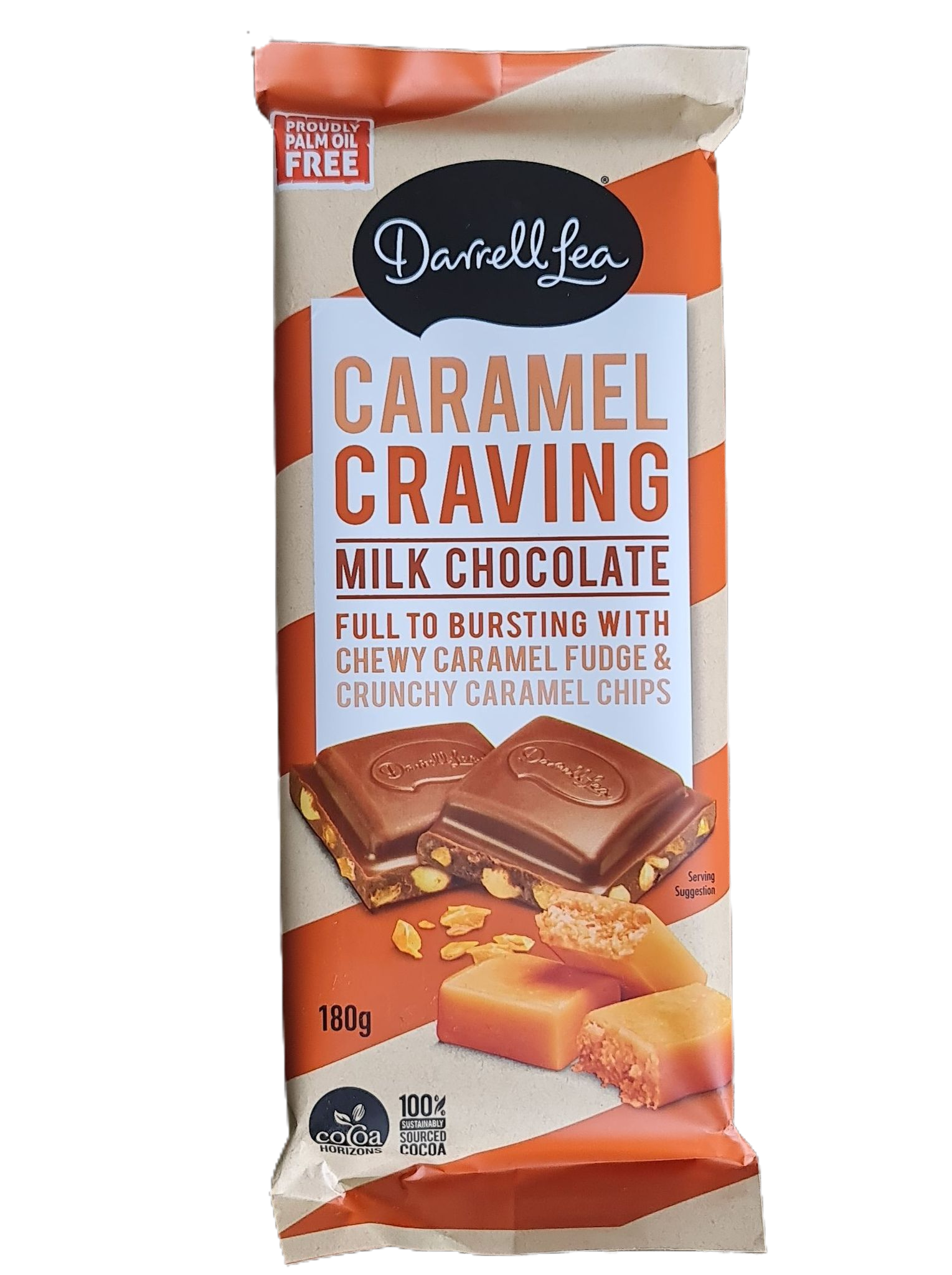 darrell lea Caramel craving milk chocolate 180g