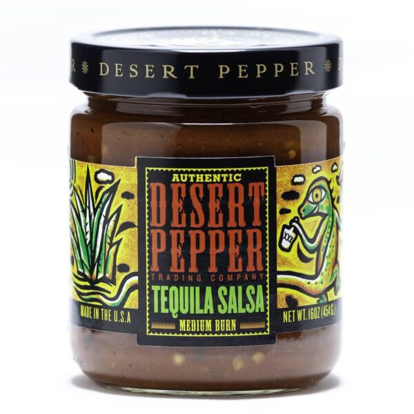 DESERT PEPPER Tequila Salsa Dip 454g