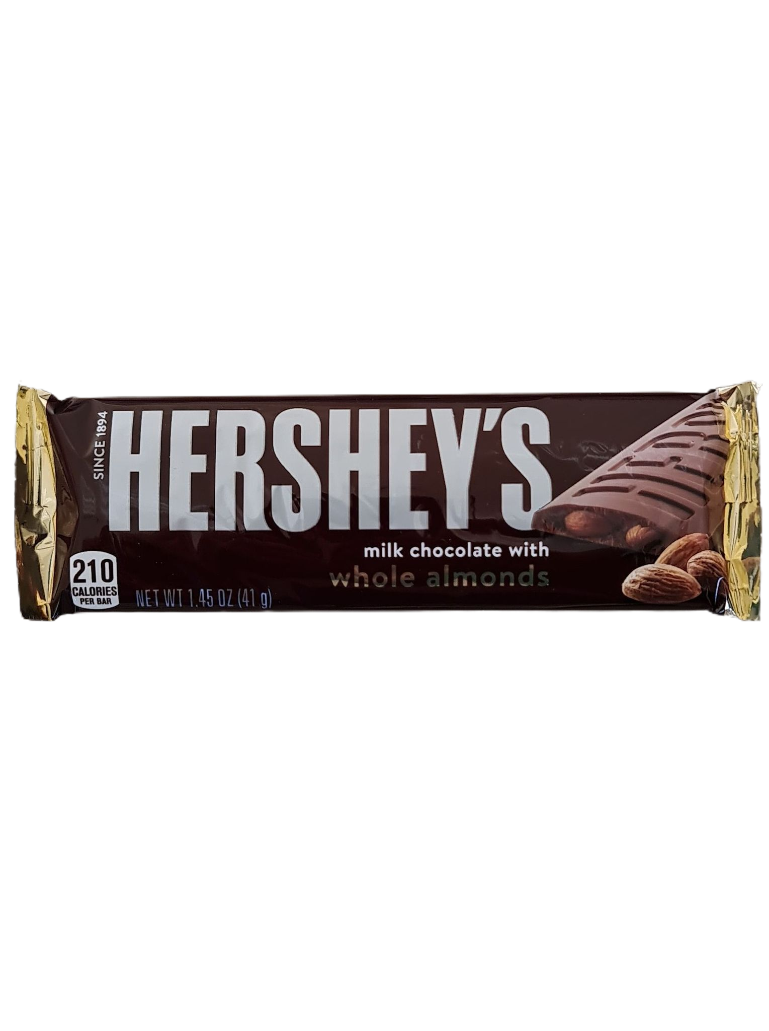 HERSHEY'S Milk Chocolate With Almonds 41g