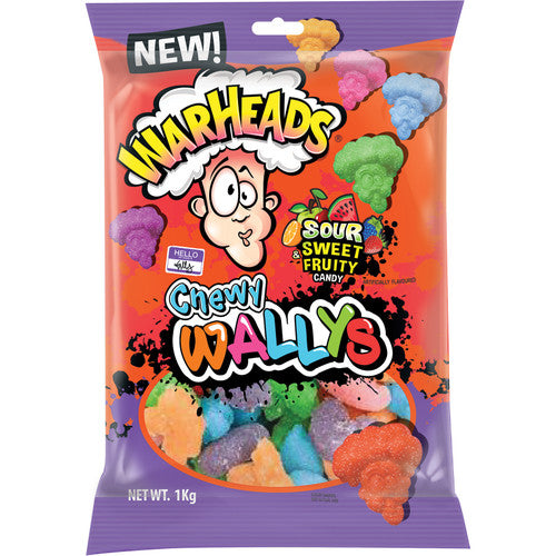 WARHEADS Sour Chewy Wallys 1kg