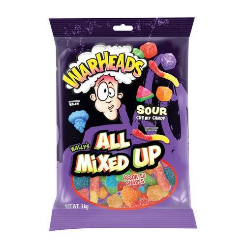 Warheads Sour All Mixed Up 1kg