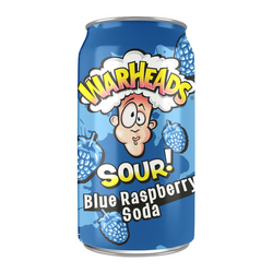 WARHEADS Sour Blue Raspberry Soda 355ml