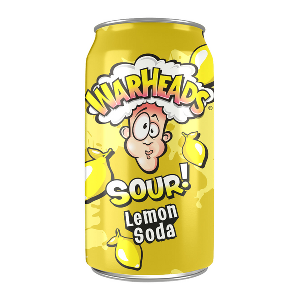 WARHEADS Sour Lemon Soda 355ml