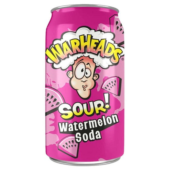 WARHEADS Sour Watermelon Soda 355ml