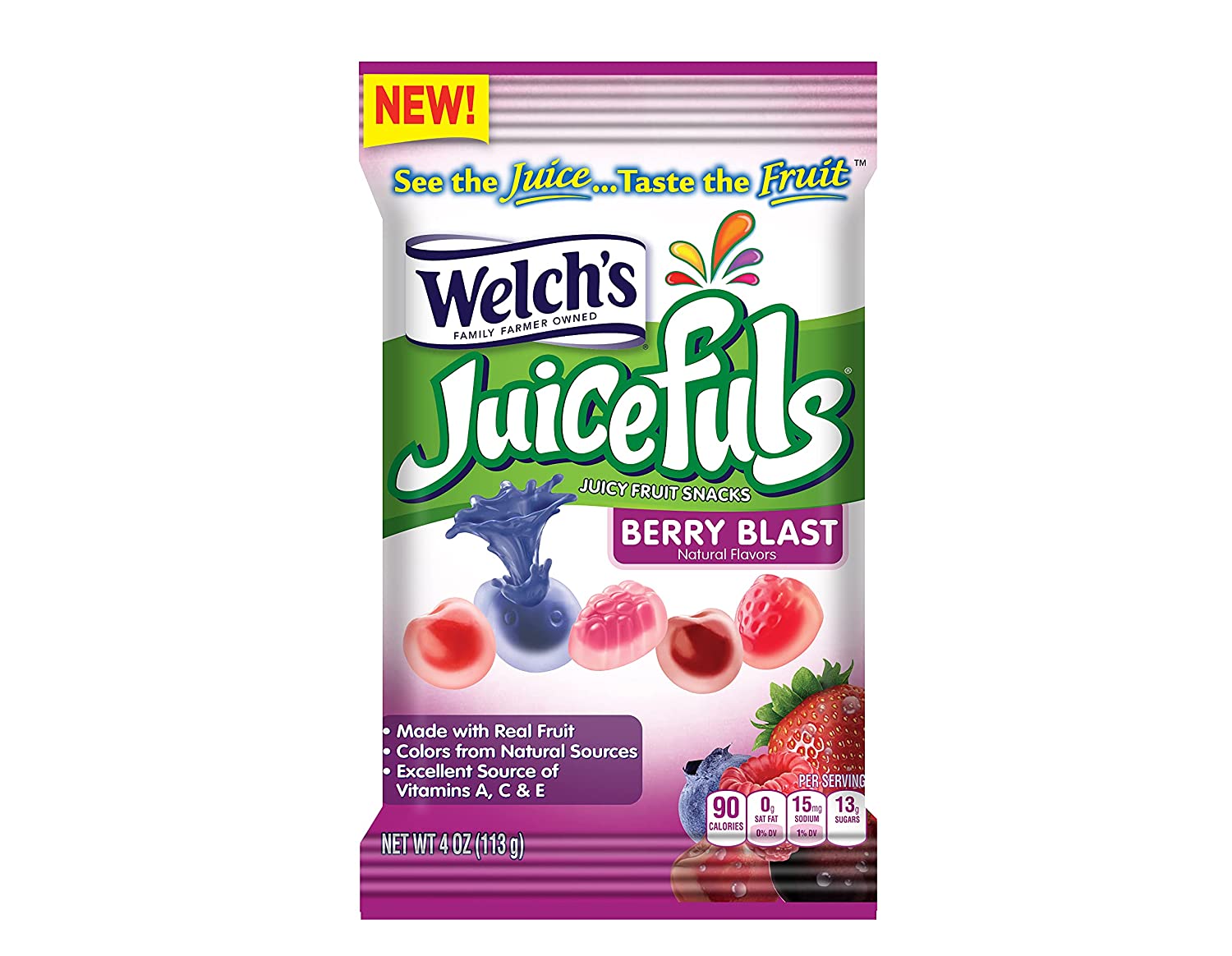 WELCH'S Juicefuls Berry Blast 113g