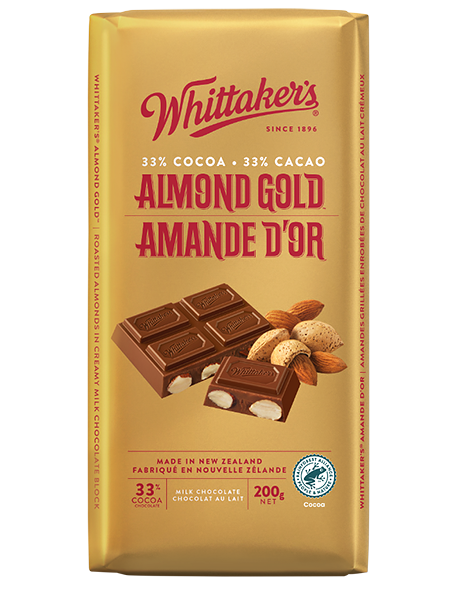 WHITTAKER'S Almond Gold 200g