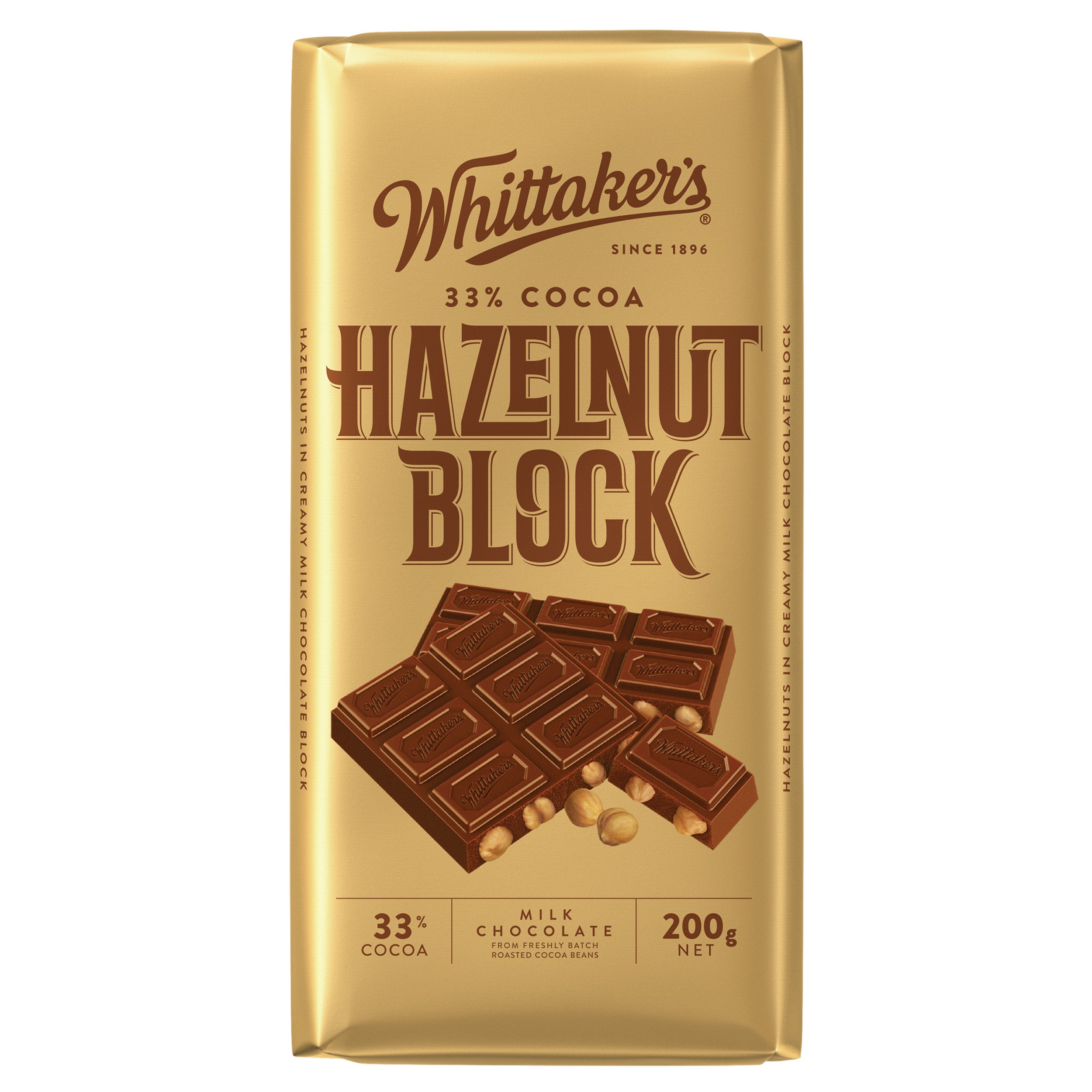 WHITTAKER'S Creamy Milk Hazelnut Block