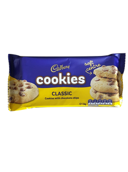 Cadbury cookies classic with choc chip 156g