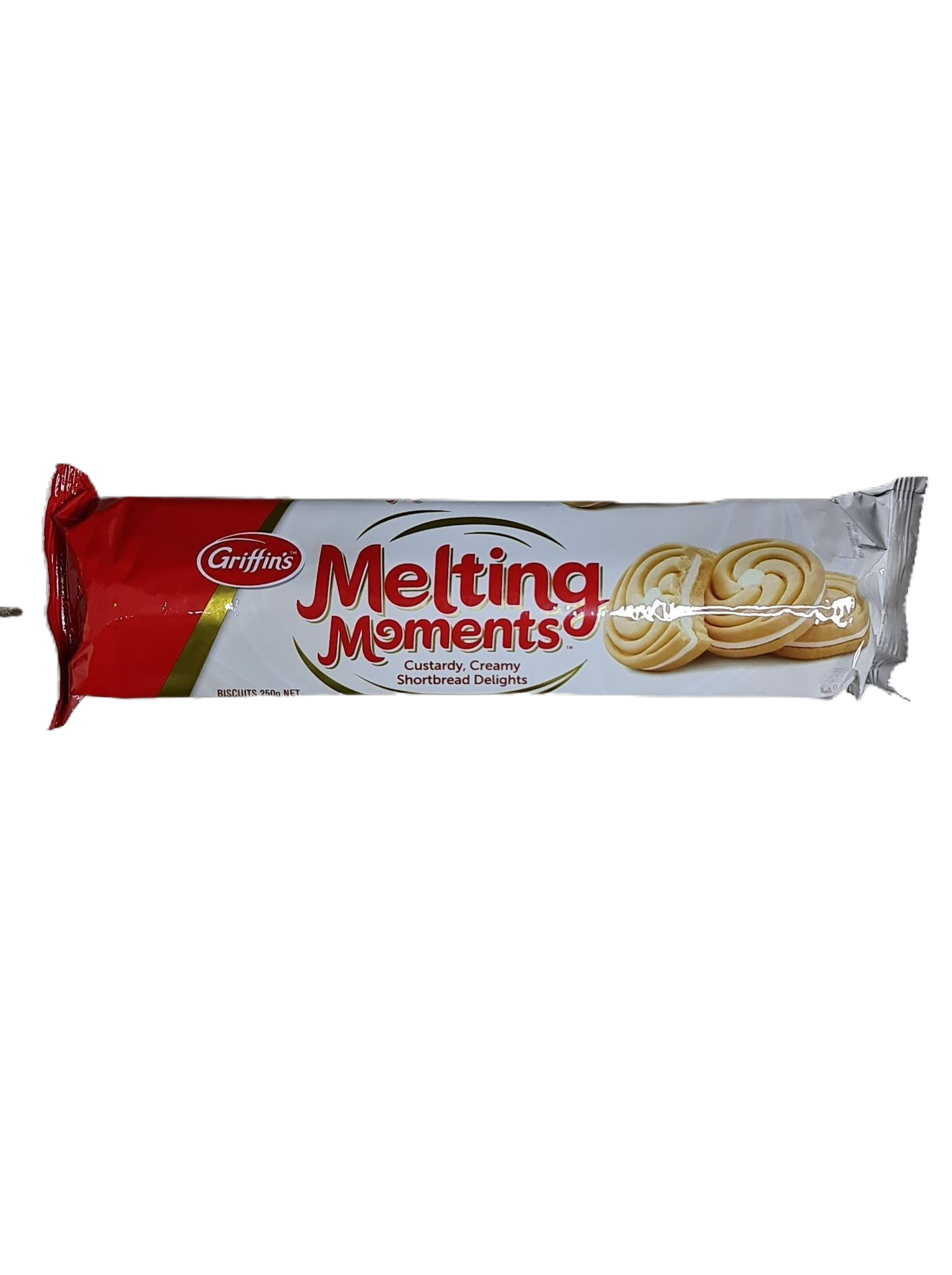 Griffin's melting moments custardy,creamy shortbread delights 250g